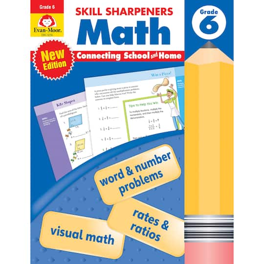 Evan-Moor Educational Publishers Skill Sharpeners: Math, Grade 6